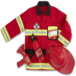 Melissa and Doug Fire Chief Role Play Costume Set